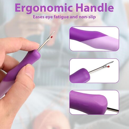 ​2 Pcs Seam Ripper for Sewing Stitch Remover Tool Needle Thread Cutter Hand Sewing Essentials Knitting Supplies Cross Stitching Embroidery Accessories in Saudi Arabia