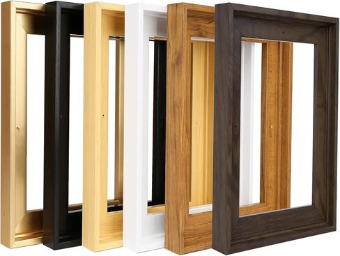 Canvas Floater Frames,Canvas Floating Frame,Floater Frame for Canvas,Floater Frames for Canvas Paintings,Canvas Picture Frame (11"x14",Gold) in Kuwait