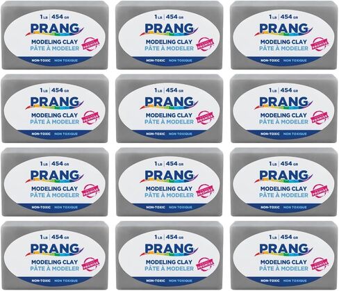 Prang Modeling Clay Set, 4 Colored Clay Blocks per Set, 0.25 Pounds Each, Red, Yellow, Green and Blue (00740) in Kuwait