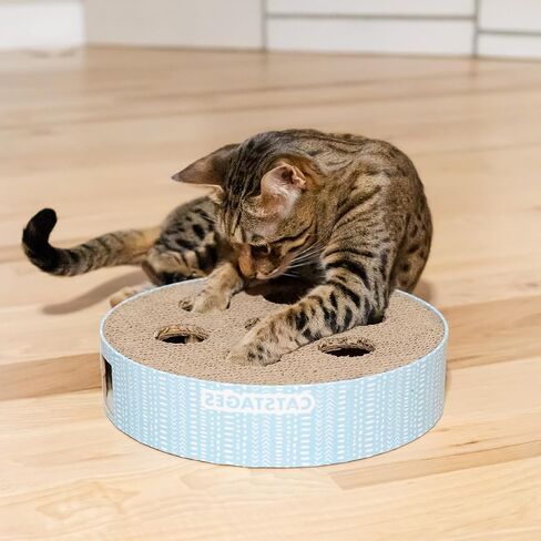 Catstages Scratch N' Hunt Interactive Cat Puzzle Toy with Scratcher, 11" in Saudi Arabia
