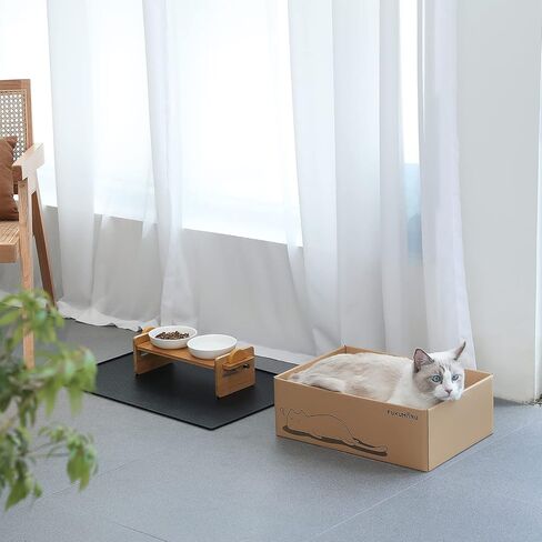 FUKUMARU 5 PCS Cat Scratching Boards, 11.4 Inch Ex-Large Cat Scratcher Box in Kuwait