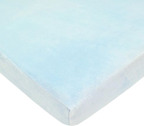 ملاءة سرير أطفال صغيرة من TL Care Heavenly Soft Chenille مقاس 60.96 سم × 96.5 سم، ملاءة محمولة دافئة ومريحة من الشانيل، كريمية، للأولاد والبنات، تناسب معظم مراتب Pack N Play in Kuwait