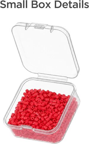 HBlife Bead Organizer Box, 82 PCS Bead Storage Containers with Lids for Small Items, Mini Storage Containers for Jewelry, Diamonds, Nails, Charms, Rhinestones, Bracelets, Screws, Seeds and Small Parts in Kuwait