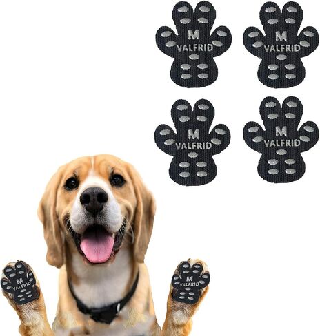 ‌VALFRID Paw Protector Anti Slip Paws for Dogs,Dog Grippers for Senior Dogs,Paw Pads for Hot Pavement, Durable Traction Pads for Hardwood Floors XXL Black 60 Pieces in Saudi Arabia