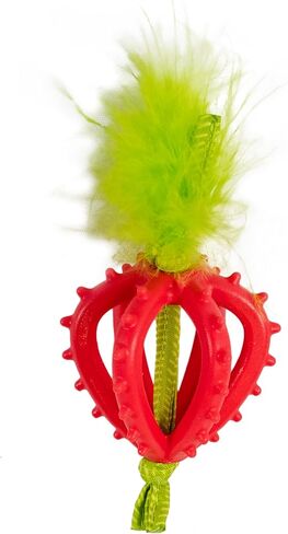 Catstages Dental Strawberry Teether Cat Chew Toy with Catnip, 4" in Saudi Arabia