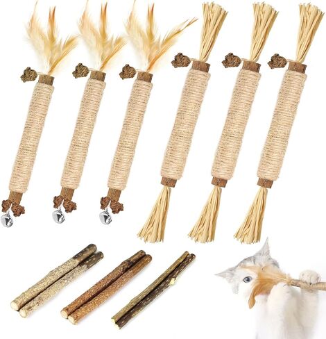 Tocirelo Silvervine Stick for Indoor Cats, Kitten Chew Toys in Kuwait
