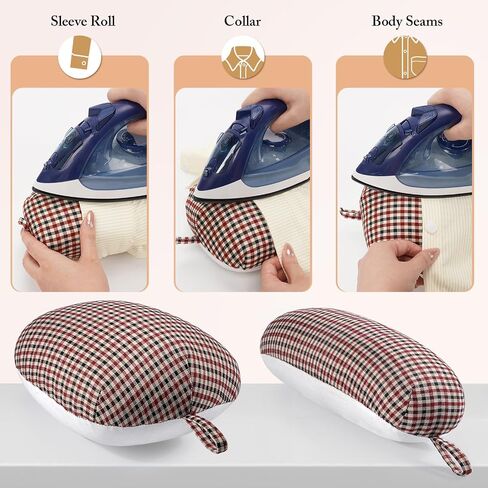 Buzzlett 2 Pcs Tailor's Ham and Seam Roll Set, Pressing Tools for Sewing in Saudi Arabia