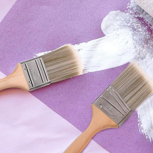 5pcs Angled Paint Brush Set for Walls Furniture Painting and DIY Art in Kuwait