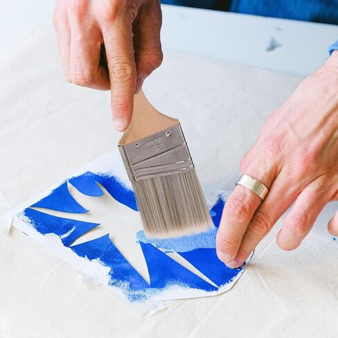 5pcs Angled Paint Brush Set for Walls Furniture Painting and DIY Art in Kuwait