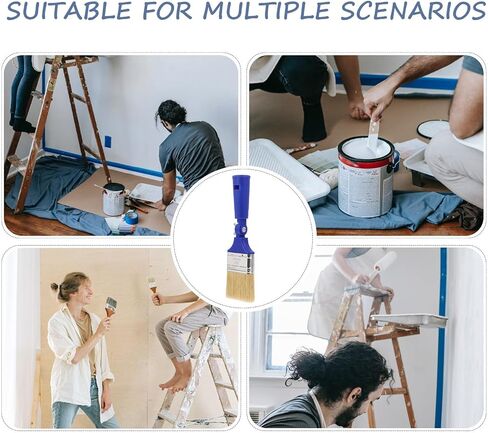 Adjustable Paint Brush, 2.5 Inch Angled Head for Walls and Ceiling Edges in Saudi Arabia