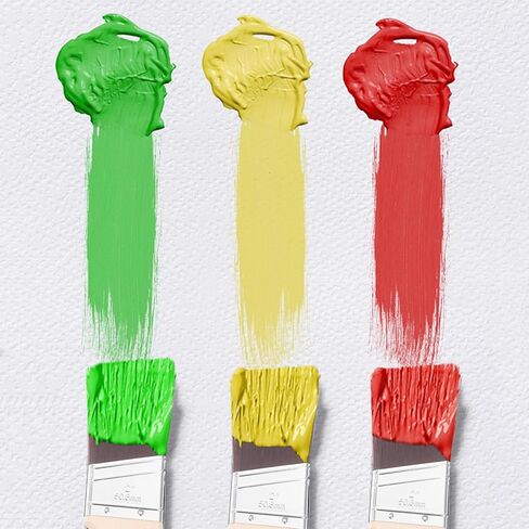 3pcs Angled Paint Brush and Long Ergonomic Wood Handle in Saudi Arabia