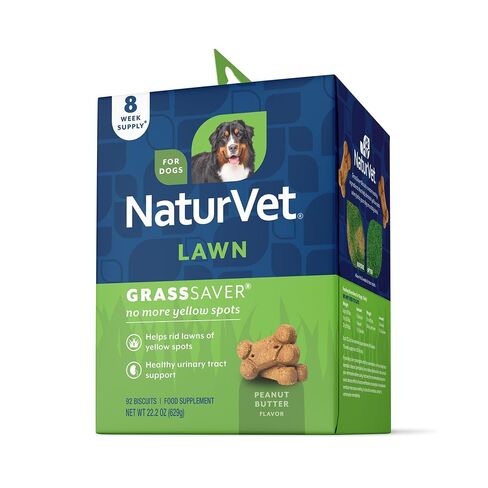 NaturVet GrassSaver Supplement for Dogs - 300 Wafers in Kuwait