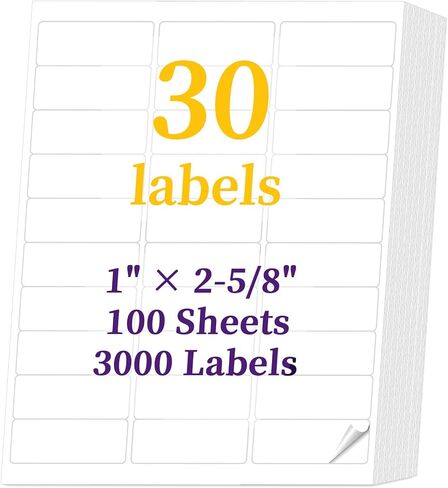 4" x 5 4 Per Page Shipping Labels, 400 Labels (100 Sheets), Inkjet & Laser Printer Compatible in Kuwait