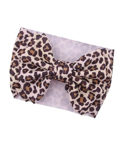 BBTDIN الفهد عمامة عقال القوس طفل الفتيات رباط شعر الفهد القوس الطفل الفهد أغطية الرأس Bowknot BTB04 (مشابك الشعر) in Kuwait