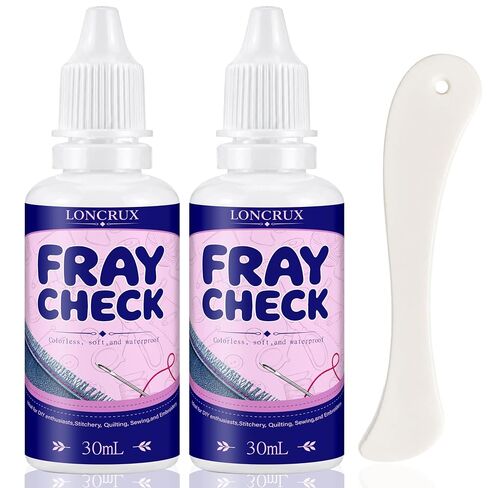 60ml Fray Check for Fabric,Fray Stop for Fabric,with Brush and Scraper in Kuwait