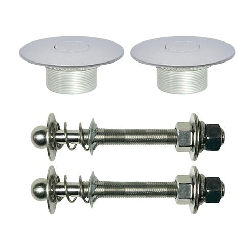 Pair (2) 1.50" Quick Push Button Latch Hood Pin USA in Kuwait
