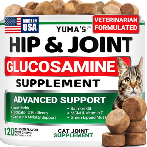 Cat Hip and Joint Health Supplement Chews – Advanced Glucosamine for Cats in Kuwait