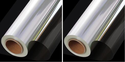 SYOGUA 100 ft Extra Wide Clear Cellophane Wrap Roll, 34" x 100', Thicker Transparent Paper for Gifts, Treats, Holidays, Christmas in Saudi Arabia