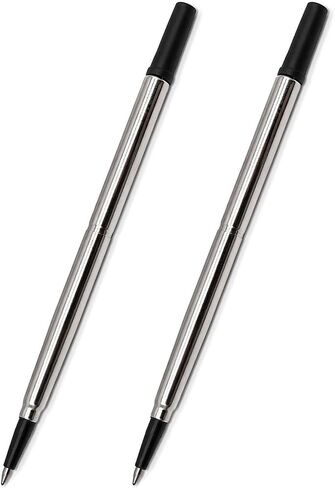 0.7mm Tip, 4.56" 116mm Long, 0.28" 7 mm Diameter, Ballpen Rollerball Compatible Pen Refills. Compatible with Parker Item Numbers: 1905323, 3021531, German Ink, (Blue 6PCS) in Kuwait