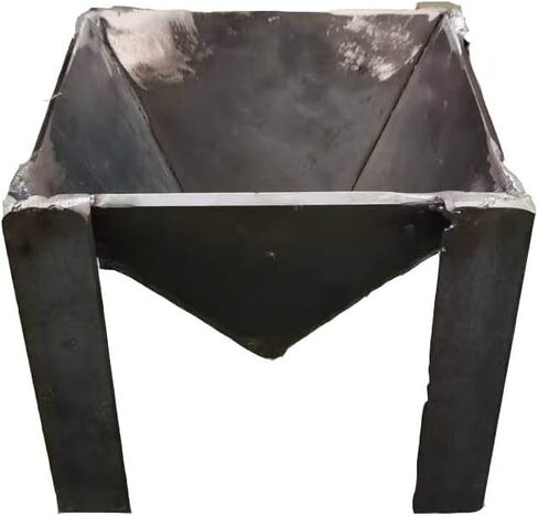 Extra Large Metal Melting Ingot Mold - 16KG Molten Brass Container - Made from Steel - 8" x 8" - Casting Mold for Foundry Melting in Kuwait