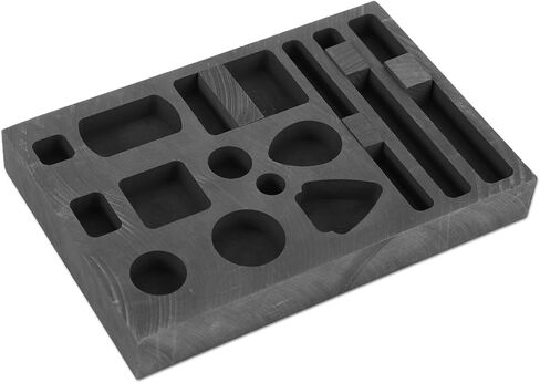 14-in-1 Graphite Ingot Mold, High Temperature Alloy Casting Mold for Metal Melting & Refining DIY Jewelry Smelting and Making Supply in Kuwait