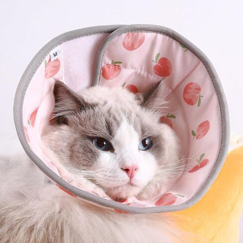 PawsPik Adjustable Soft Recovery Cone for Dogs & Cats, Small, Light Blue in Kuwait