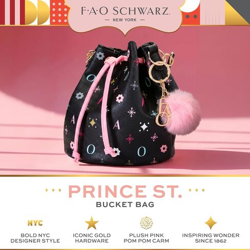 FAO Schwarz Prince St. Bucket Bag, Designer-Inspired Kids Fashion Purse in Kuwait