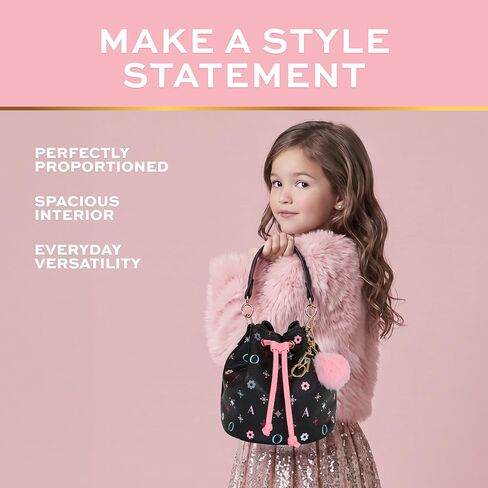 FAO Schwarz Prince St. Bucket Bag, Designer-Inspired Kids Fashion Purse in Kuwait