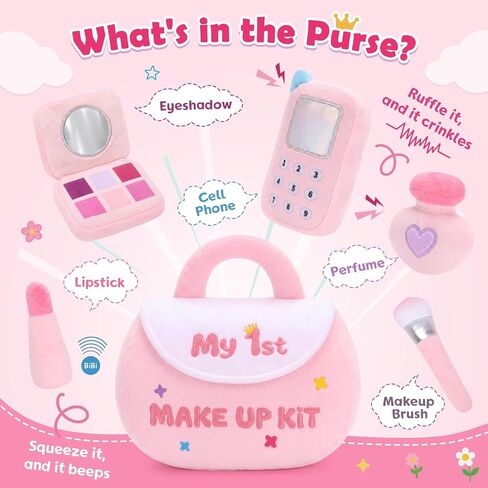 My 1st Purse Plush Toy Playset for Baby Girls,Toddlers 1-3 Years in Saudi Arabia
