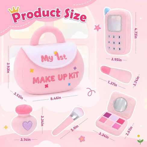 My 1st Purse Plush Toy Playset for Baby Girls,Toddlers 1-3 Years in Saudi Arabia