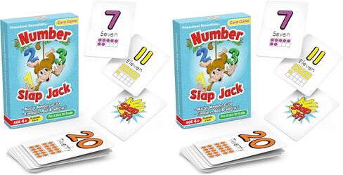 Number Slap Jack – Recognition & Fun Number Sense Math Game for Kids 4-7 in Saudi Arabia