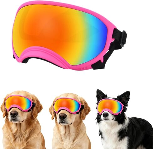 Dog Goggles Large Dogs UV Protection Windproof Sunglasses in Kuwait