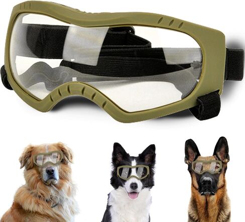 Dog Sunglasses,Doggles Anti-UV Protection,Pet Sunglasses with Adjustable Strap,Suitable for Motorcycle Car Driving Bike Riding Hiking Swimming Wind Dust Fog Dog Eye Protection in Saudi Arabia