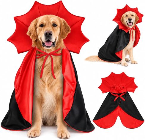 Halloween Cat Costume Vampire Cape for Small Medium Dogs Cats Witch Cloak in Saudi Arabia