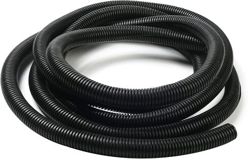 Othmro 1 قطعة 1.42 بوصة ID 14.76FT قناة كهربائية، أنبوب سلكي مقسم أنبوب مموج، غطاء خرطوم بولي إيثيلين مرن للمنزل في الهواء الطلق السيارات البحرية الأسلاك تسخير التفاف غطاء الأكمام أسود in Kuwait