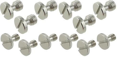 LUORNG 6pcs Camera Quick Release Screws - 3pcs 3/8 Inch and 3pcs 1/4 Inch Tripod Monopod Quick Release (QR) Plate Camera Screws in Kuwait