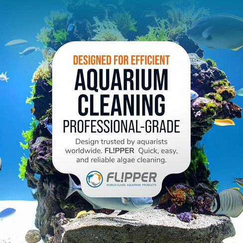 Flipper Magnetic Aquarium Glass Cleaner, Algae Scraper & Scrubber, Standard in Kuwait