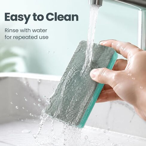 Mipukbay 4 PCS Aquarium Glass Scrubber, Dual-Sided Fish Tank Cleaning Pad in Kuwait