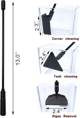Fish Tank Cleaner Kit, 3 in 1 Aquarium Cleaning Tools in Saudi Arabia