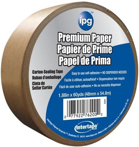 شريط تغليف ممتاز IPG PSC50، 1.88 بوصة × 60 ياردة، شفاف (لفة واحدة) in Kuwait
