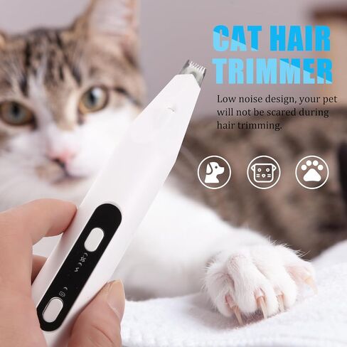 PET Paw Hair Trimmer Electric Grooming Clipper with Narrow Head Design in Kuwait