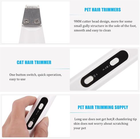 PET Paw Hair Trimmer Electric Grooming Clipper with Narrow Head Design in Kuwait