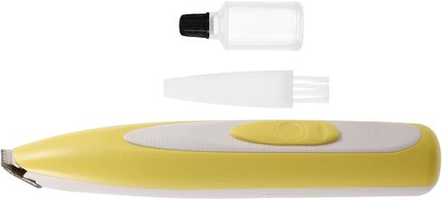 PET Hair Clipper for Cat Muzzle Grooming, Cordless Yellow Plastic Trimmer in Kuwait