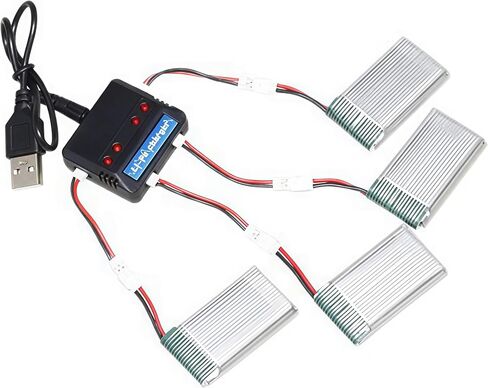 3.7v 5 in 1 Li-Po Battery Charger with Molex PH2.0 JST Plug for MJX Syma Holy Stone Sky Viper RC Quadcopter Drone Battery in Saudi Arabia