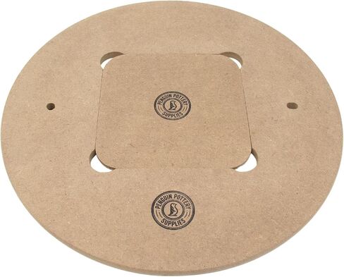 Penguin Pottery Bats 14 Inch Pottery Bat System with 5 Square Medex MDF Pottery Bats Inserts - Great for Saving Space - Increase Productivity for Mugs, Pots and Other Small Pieces in Kuwait