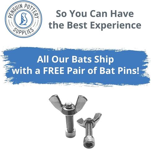 Penguin Pottery Bats 14 Inch Pottery Bat System with 5 Square Medex MDF Pottery Bats Inserts - Great for Saving Space - Increase Productivity for Mugs, Pots and Other Small Pieces in Kuwait