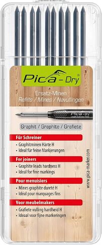 Pica Dry – Pack of 10 Graphite H Leads (with Blister Pack) in Kuwait