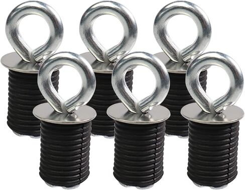 Tie Down Anchors Rubber Bed Anchors Compatible with Polaris RZR Sportsman ACE 570/450/850 with 1" Hole Not for Ranger or General Black Set of 6 in Kuwait