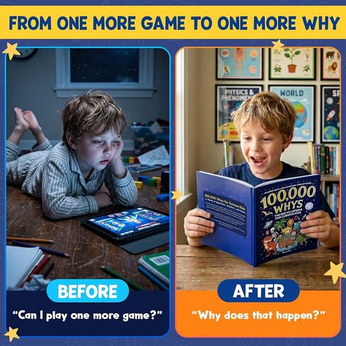 BRIGHTENKIDZ 100000 Whys Book for Kids, Full-Color Encyclopedia Ages 6–12 in Saudi Arabia