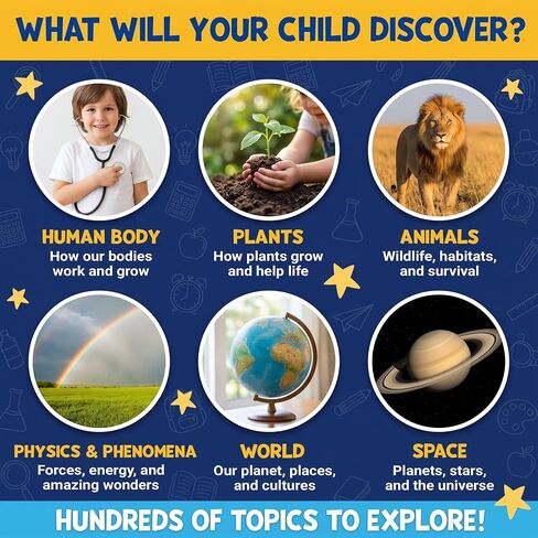 BRIGHTENKIDZ 100000 Whys Book for Kids, Full-Color Encyclopedia Ages 6–12 in Saudi Arabia